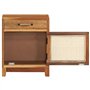 vidaXL Table de Chevet Table de Nuit Armoire de Chevet avec 1 Tiroir et 1 Porte Chambre Maison 40x30x50 cm Bois de Récupération 