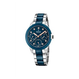 Festina Femme Analogique Quartz Montre avec Bracelet en Acier Inoxydable F20497/2