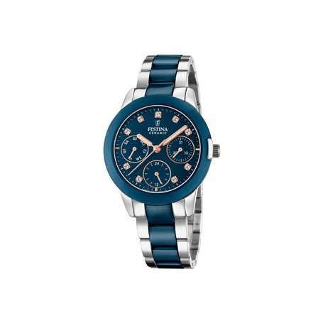 Festina Femme Analogique Quartz Montre avec Bracelet en Acier Inoxydable F20497/2