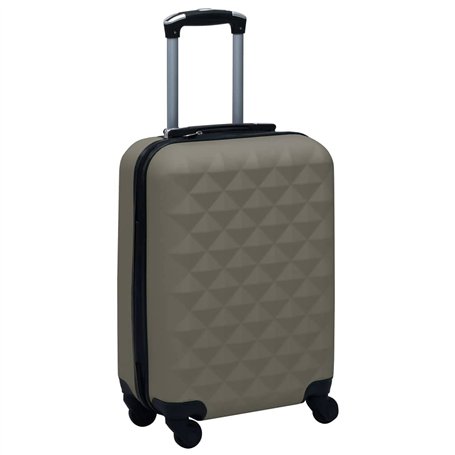 vidaXL Chariot Rigide Anthracite ABS
