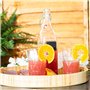 LAV 6 pièces Keops Art Déco Highball Lunettes Set - Verre Vintage Coupe Longue Boisson Cocktail Gobelets - 460ml