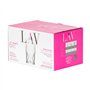 LAV 6 pièces Keops Art Déco Highball Lunettes Set - Verre Vintage Coupe Longue Boisson Cocktail Gobelets - 460ml