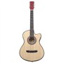 vidaXL Guitare acoustique Western à pan coupé à 6 cordes - 38"