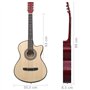 vidaXL Guitare acoustique Western à pan coupé à 6 cordes - 38"