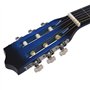 vidaXL Guitare Classique de Débutants et Enfants Instrument d'Apprentissage Instrument de Musique Musical Musicien Amateur Bleu 