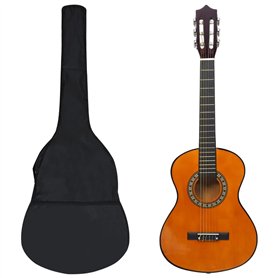 vidaXL ts-ideen Lot de 8 guitares classiques pour enfants débutants et amateurs 1/2" 34"