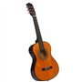 vidaXL ts-ideen Lot de 8 guitares classiques pour enfants débutants et amateurs 1/2" 34"