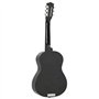 vidaXL ts-ideen Lot de 8 guitares classiques pour débutants et amateurs Noir 1/2" 34"