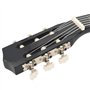 vidaXL ts-ideen Lot de 8 guitares classiques pour débutants et amateurs Noir 1/2" 34"