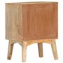vidaXL Table de Chevet Armoire de Chevet Table de Nuit Armoire de Lit Meuble de Rangment avec 2 Tiroirs Chambre 40x35x55 cm Bois