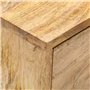 vidaXL Table de Chevet Armoire de Chevet Table de Nuit Armoire de Lit Meuble de Rangment avec 2 Tiroirs Chambre 40x35x55 cm Bois