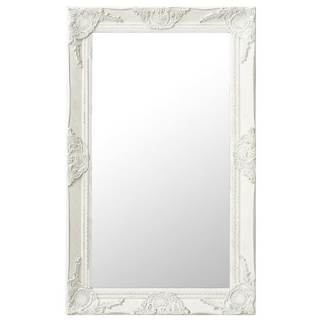 vidaXL Miroir Mural Style Baroque Miroir Suspendu Décoratif Garde-Robe Dressing Rectangulaire Chambre à Coucher Maison Intérieur