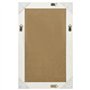 vidaXL Miroir Mural Style Baroque Miroir Suspendu Décoratif Garde-Robe Dressing Rectangulaire Chambre à Coucher Maison Intérieur