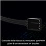 ARCTIC BioniX P120 A-RGB - Ventilateur PC, 120 mm Ventilateur avec A-RGB, Optimisé pour la Pression Statique, Contrôlé par PWM, 