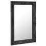 vidaXL Miroir Mural Style Baroque Noir 50 x 80 cm