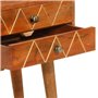 vidaXL Table de Chevet Table de Nuit Armoire de Chevet avec 2 Tiroirs Chambre à Coucher Maison Intérieur 43x30x58 cm Bois de Man