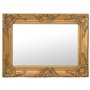 vidaXL Miroir Mural Baroque doré 60 x 40 cm