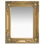 vidaXL Miroir Mural Baroque doré 60 x 40 cm