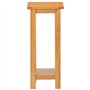 vidaXL Table d'appoint 27 x 24 x 55 cm chêne Massif et MDF