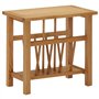 vidaXL Solide Table à Revues Table d'Appoint Porte-revues Salon Salle à Manger Chambre à Coucher Intérieur 45x27x42 cm MDF Bois 