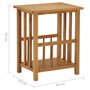 vidaXL Solide Table à Revues Table d'Appoint Porte-revues Salon Salle à Manger Chambre à Coucher Intérieur 45x35x55 cm MDF Bois 