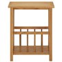 vidaXL Solide Table à Revues Table d'Appoint Porte-revues Salon Salle à Manger Chambre à Coucher Intérieur 45x35x55 cm MDF Bois 