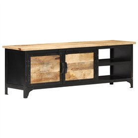 vidaXL Meuble TV Armoire Basse Meuble Divertissement avec 2 Portes et 2 Etagères Salon Salle de Séjour Intérieur 120x30x40 cm Bo