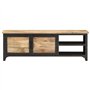 vidaXL Meuble TV Armoire Basse Meuble Divertissement avec 2 Portes et 2 Etagères Salon Salle de Séjour Intérieur 120x30x40 cm Bo