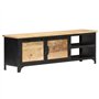 vidaXL Meuble TV Armoire Basse Meuble Divertissement avec 2 Portes et 2 Etagères Salon Salle de Séjour Intérieur 120x30x40 cm Bo