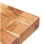 vidaXL Planche à Découper Planche de Cuisine Coupe Légume Fruits Viande Plats Poisson Accessoire de Cuisine Maison 50x34x3,8 cm 