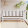 Coussin pour Banc de Jardin Taupe 200 × 50 × 3 cm