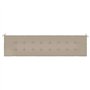 Coussin pour Banc de Jardin Taupe 200 × 50 × 3 cm