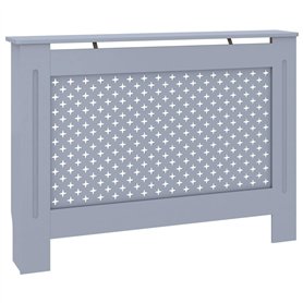 vidaXL Revêtement pour radiateur Anthracite 112 x 19 x 81 cm MDF