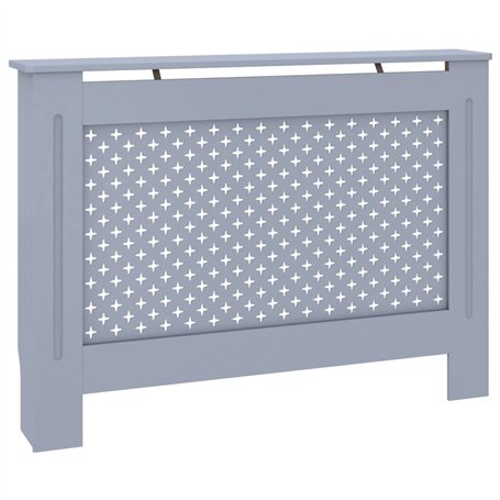 vidaXL Revêtement pour radiateur Anthracite 112 x 19 x 81 cm MDF