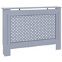 vidaXL Revêtement pour radiateur Anthracite 112 x 19 x 81 cm MDF