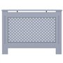 vidaXL Revêtement pour radiateur Anthracite 112 x 19 x 81 cm MDF