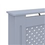 vidaXL Revêtement pour radiateur Anthracite 112 x 19 x 81 cm MDF