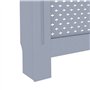 vidaXL Revêtement pour radiateur Anthracite 112 x 19 x 81 cm MDF