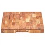 Hackblock 50x35x4 cm Akazie Massivholz