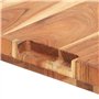 Hackblock 50x35x4 cm Akazie Massivholz