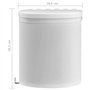 VidaXL Poubelle intégrée de cuisine Plastique 8 L