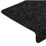 vidaXL Tapis d'Escalier 15 pcs, Protection d'Escalier Antidérapante, Moquette de Marches, Décoration Intérieur, Tissu Aiguilleté