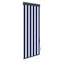 Store Enrouleur extérieur 60x250cm Bleu et Blanc