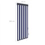 Store Enrouleur extérieur 60x250cm Bleu et Blanc