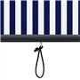 Store Enrouleur extérieur 60x250cm Bleu et Blanc