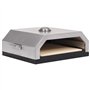 vidaXL Four à Pizza et Pierre en Céramique pour Barbecue au Charbon Electrique Accessoire de Cuisine Maison Intérieur Soirée à l