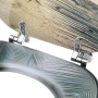 vidaXL 2x Sièges de Toilette avec Couvercle Cuvette Lunette de Toilette Abattant WC Salle de Bain Maison Intérieur MDF Design de