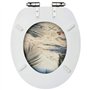 vidaXL 2x Sièges WC et Couvercle à Fermeture en Douceur Cuvette Lunette de Toilette Abattant WC Salle de Bain Maison Intérieur M