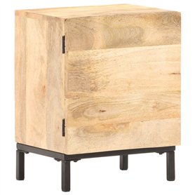 vidaXL Table de Chevet Armoire de Chevet avec 1 Porte Table de Nuit Armoire de Lit Chambre à Coucher Intérieur 40x30x51 cm Bois 