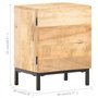 vidaXL Table de Chevet Armoire de Chevet avec 1 Porte Table de Nuit Armoire de Lit Chambre à Coucher Intérieur 40x30x51 cm Bois 